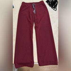 Women's Burgundy Livingston™ - Petite Basic Scrub Pants - S - Petite / Burgundy